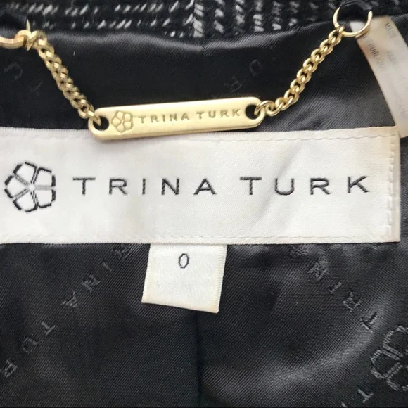 Trina Turk Jami Belted Tie Back Wool Coat Size 0 - Picture 9 of 11